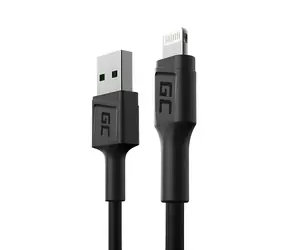Green Cell GC PowerStream KABGC24 / Kabel / USB-A - Lightning / 30 cm / 2.4A