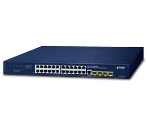 Planet GS-4210-24T4S / Switch / 24x Gigabit / 4x 1G/2.5G SFP / L2 fanless