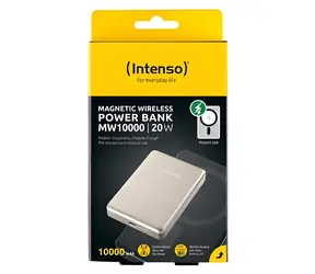 Intenso MW10000 champagne / Powerbanka / 10000 mAh / MagSafe / bezdrátové nabíjení / USB-C 20W