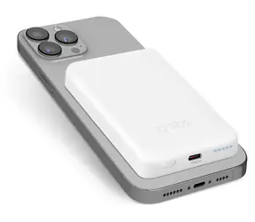 SBS Mag Power bílá / Powerbanka / 5000 mAh / MagSafe / 10W / USB-C