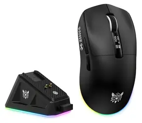 Onikuma DM07 černá / Herní myš / Bezdrátová / 2,4 GHz / RGB / 24000 DPI