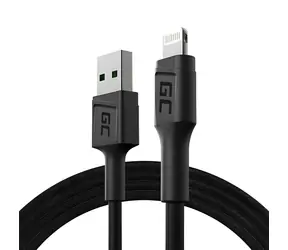 Green Cell GC PowerStream KABGC21 / Datový kabel / USB-A - Lightning / Rychlonabíjení Apple 2.4 A / 1,2 m