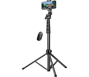 UGREEN LP680 Selfie tyč černá / Bluetooth / Teleskopická 100-180 cm / Dálková spoušť