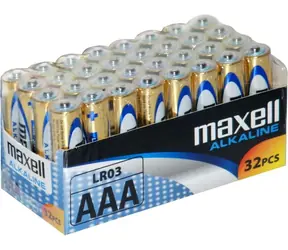 Maxell Power Alkaline AAA (LR03) / Baterie / 1,5V / 32 ks