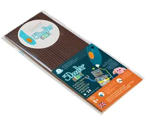3Doodler Start Filament Eko Coco Brown / Náplň pro 3D pero / 2,5 mm / 24 ks