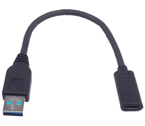 PremiumCord / Redukce USB / USB-A (M) - USB-C (F) / USB 3.2 Gen 2 / 10 Gbps / 60 W / 20 cm