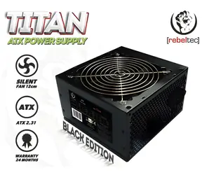 Rebeltec TITAN 450W / Zdroj / ATX / 450W / 120mm větrák / pasivní PFC
