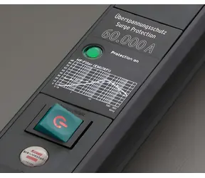 Brennenstuhl Premium-Line černá / Přepěťová ochrana / 6 zásuvek / 5m kabel / 60 000 A