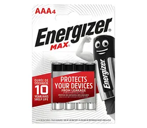 Energizer Max / Baterie / AAA LR03 / alkalická / 1,5 V / 4 ks