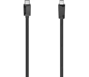 Hama USB-C 2.0 černá / Kabel / USB-C - mini USB / 0,75 m / 480 Mbit/s