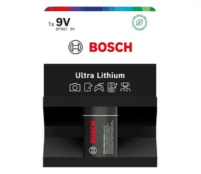 Bosch Ultra Lithium 9V / Baterie / Lithiová / 6LR61 / 1 ks