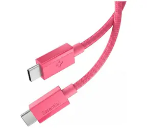 Spigen EB6010CC Essential 60W USB-C na USB-C růžová / Datový kabel
