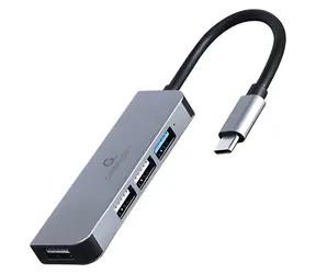 Gembird / USB hub / Type-C / 4 porty / 1x USB 3.1 + 3x USB 2.0