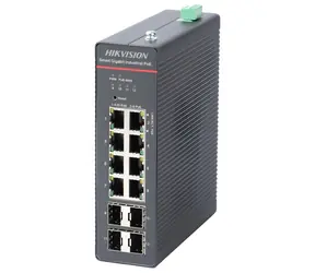 Hikvision DS-3T1512HP-SI-8P4F / Switch / 8x Gigabit PoE (90W) / 4x Gigabit SFP / 300W / průmyslový