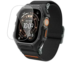 Spigen Lite Fit Pro matná černá / Ochranný kryt s ochranným sklem / Apple Watch Ultra 3/2/1 49 mm