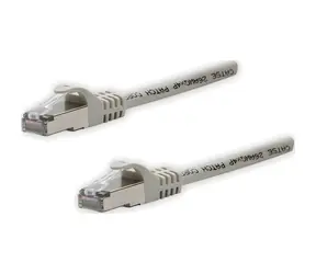 Logo FTP Cat5e šedá / Patch kabel / 3 m / RJ-45