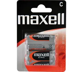 Maxell R14 2BP / Baterie C (R14) / Zinko-manganová / 2 ks