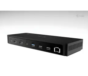 i-tec Thunderbolt 4 Triple Display černá / Dokovací stanice / 2x HDMI 144Hz / USB-C / LAN / PD 160W