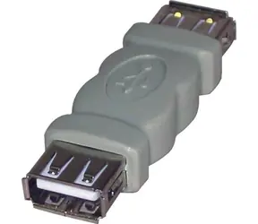 Logo 68041 šedá / Adaptér / USB-A (F) / USB-A (F)