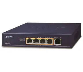 Planet PoE extender 1x PoE-in, 4x PoE-out / PoE extender / 65 W / IEEE 802.3bt/at/af / Gigabit