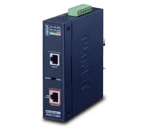 Planet IPOE-171-60W / PoE injektor / IEEE 802.3bt / 60W / DIN / IP30 / -40 až 75 °C