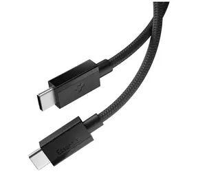 Spigen EB6015CC Essential USB-C na USB-C 60W kabel 1.5m černá / USB 2.0