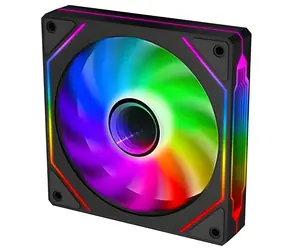 EVOLVEO 120UX / Ventilátor / 120 mm / 4pin PWM / ARGB / černý