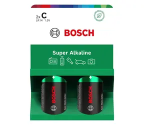 Bosch LR14SA2B/00 / Alkalická baterie C (LR14) / 1,5 V / 2 ks