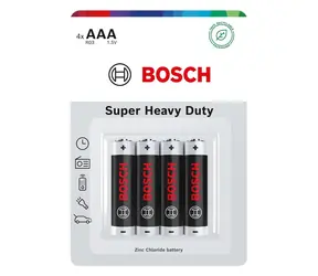 Bosch R03SHD4B/00 Super Heavy Duty AAA / Baterie / Alkalické / LR03 / 4 ks