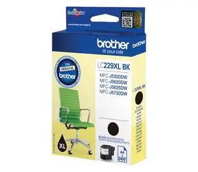 Brother LC-229XLBKBP / Inkoustová cartridge / černá XL / pigmentová / MFC-J5320DW, J5620DW, J5720DW