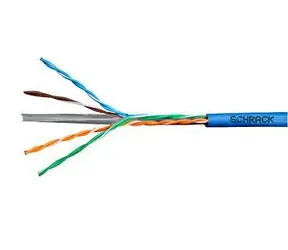 Schrack Cat.6 modrá / Instalační kabel / U/UTP / 305 m / PVC / drát
