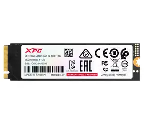 ADATA XPG MARS 980 BLADE 1 TB / SSD / M.2 2280 / PCIe Gen5x4 / čtení: 14 000 MB/s / zápis: 10 000 MB/s