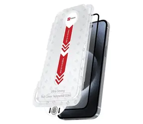 ER GLASS Full Cover ochranné sklo pro Apple iPhone 13/13 Pro / Ochranné sklo / 6,1" / 9H / Instalační rámeček