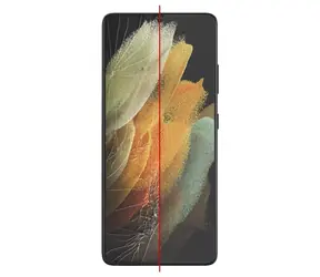 ZAGG InvisibleShield Fusion VisionGuard / Hybridní sklo / Pro Samsung Galaxy S21 Ultra / Oleofobní vrstva