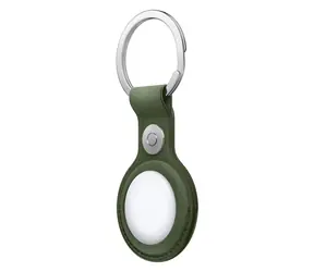 Apple AirTag FineWoven Key Ring mechová / Klíčenka / pro AirTag / recyklovaný mikrokepr