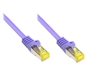 Good Connections Patch kabel Cat.7 fialová / Patch kabel / S/FTP / RJ-45 / 600 MHz / 3 m