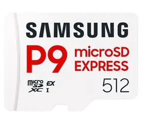Samsung P9 Express / Paměťová karta microSDXC / 512 GB / SD Express / UHS-I U3 / čtení: 800 MB/s