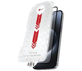 ER Glass FC iPhone Air / Ochranné sklo / Full Cover / Tvrzené sklo 9H / Instalační rámeček