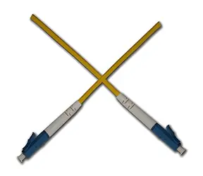 OEM optický patch kabel LC-LC simplex 2 m žlutá / Patch kabel / Single mode 9/125 G657A1 / UPC-UPC