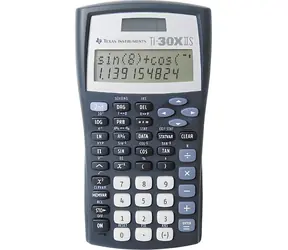 Texas Instruments TI-30X IIS / Kalkulačka / Vědecká / Napájení baterií
