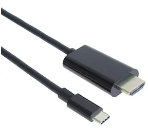 PremiumCord adaptér USB-C - HDMI černá / Adaptér / 2 m / 4K 60Hz