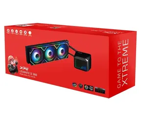 ADATA XPG Levante II 360 černá / Vodní chladič CPU / 3x 120mm / ARGB / 800-2000 RPM / 29,33 dB