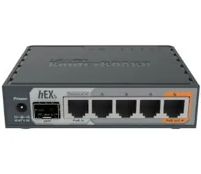 MikroTik RB760iGS hEX S / RouterBOARD / PoE in/out / 5x Gigabit LAN / SFP / USB / L4 / PSU