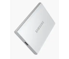 Samsung T7 Resurrected 2TB stříbrná / Externí SSD / R: 1050 MB/s & W: 1000 MB/s / USB-C / AES 256-bit / 3y