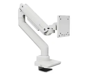 Arozzi Alzare Neo Pro bílá / Stolní držák monitoru / VESA 75-100 mm / nosnost 20 kg / výškové nastavení