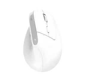 Trust Bayo+ bílá / Vertikální myš / optická / 2400 DPI / 6 tlačítek / USB / Bluetooth