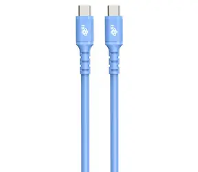 TB Touch USB-C kabel modrý 1m / Nabíjecí a datový kabel / USB-C - USB-C / 60 W / 480 Mb/s / silikonový