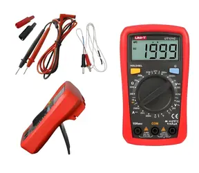 UNI-T UT131C červená/šedá / Digitální multimetr / CAT II 250 V / -40 až 1000 °C / odolnost proti pádu 2 m