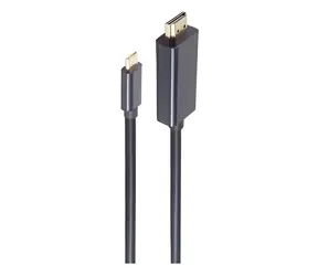 Shiverpeaks kabel HDMI - USB-C černá / Kabel / 60 Hz / pozlacené konektory / 1,8 m