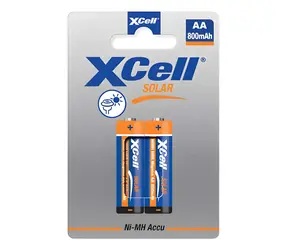 XCell Solar X550AA / Nabíjecí baterie / AA NiMH / 1,2 V / 800 mAh / 2 ks
